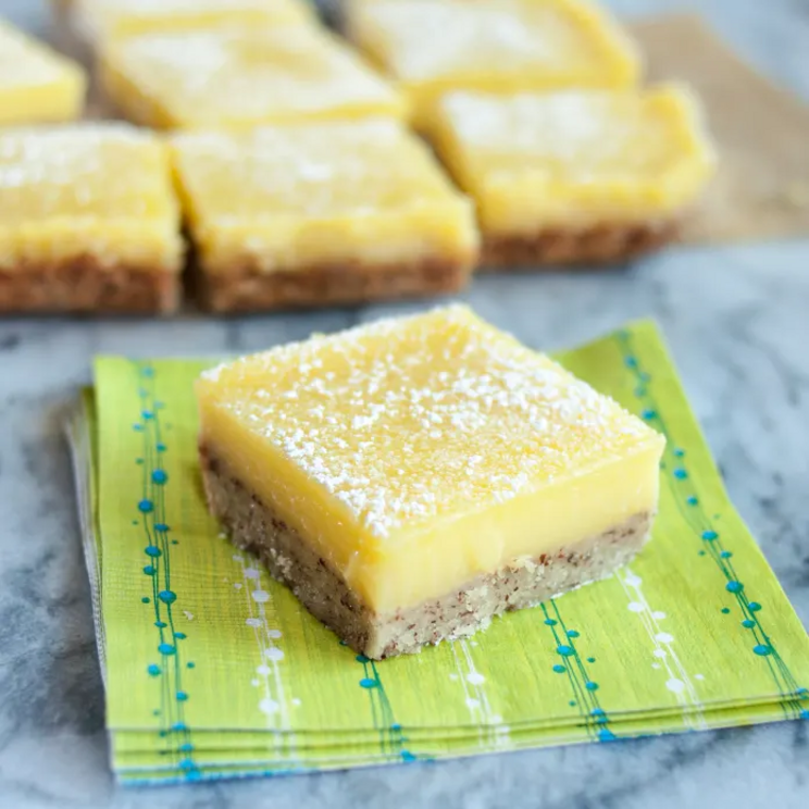 Recipe: heavenly lemon bars with almond shortbread crust
