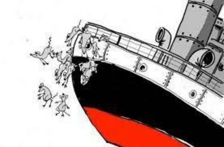 Media rats jump off their sinking ship