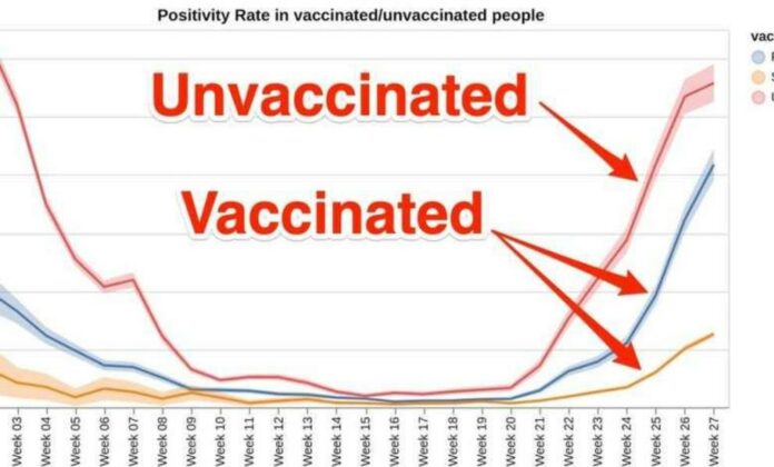 Fully vaccinated with higher infection rates than unvaccinated! 