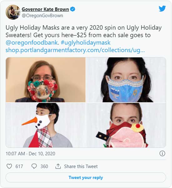 Governor Kate Brown tweet