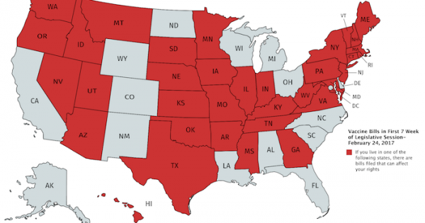 Breaking: NVIC Tracking 134 Vaccine Bills Introduced in 35 States