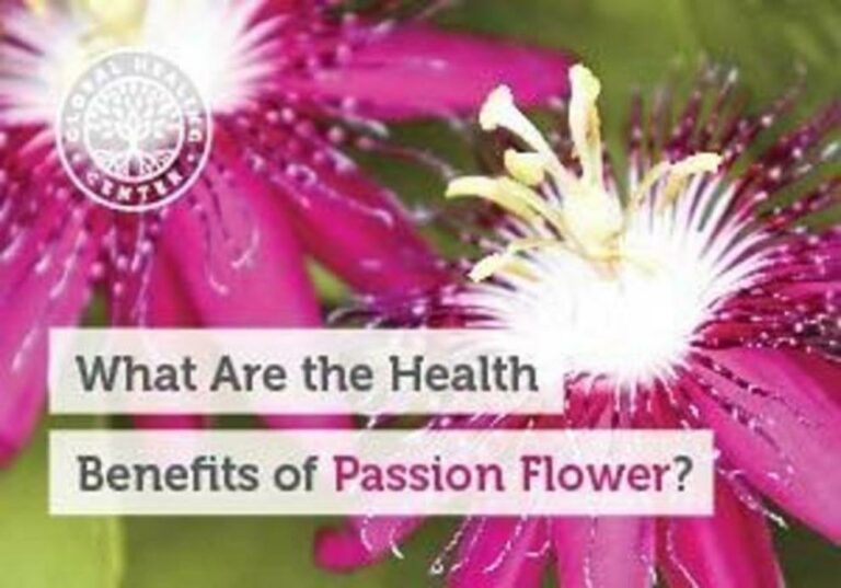 What are the health benefits of passion flower?