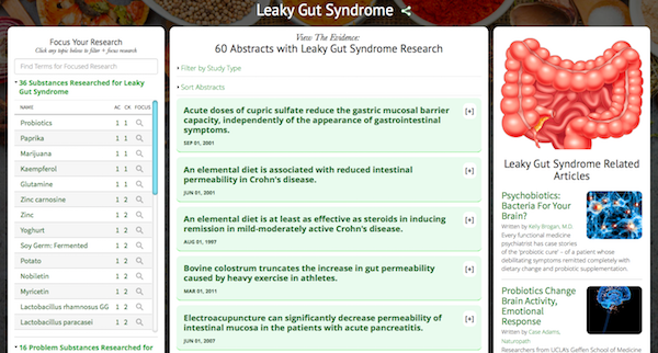 Leaky Gut Syndrome Research Dashboard