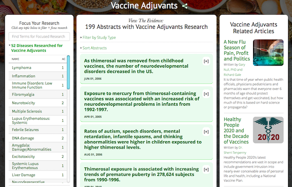 Vaccine Adjuvants Research Dashboard