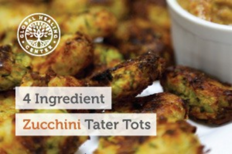 Quick superfood recipes: four ingredient zucchini tater tots