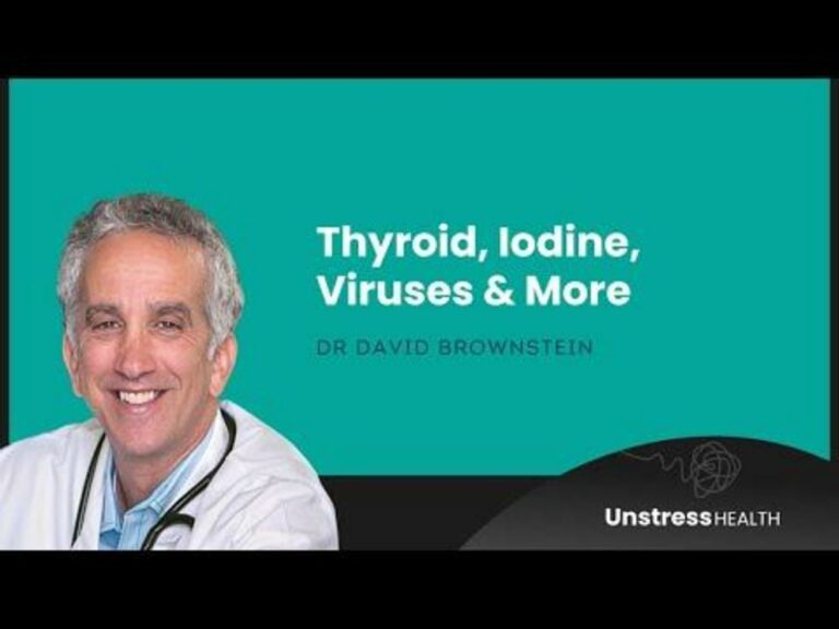 Dr David Brownstein: thyroid, iodine, viruses and more
