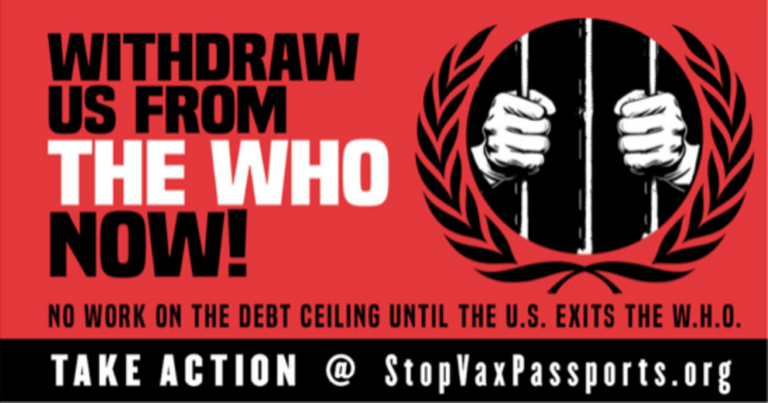 Withdraw U.S. from the WHO now!