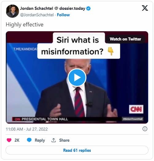 jordan schachtel tweet misinformation
