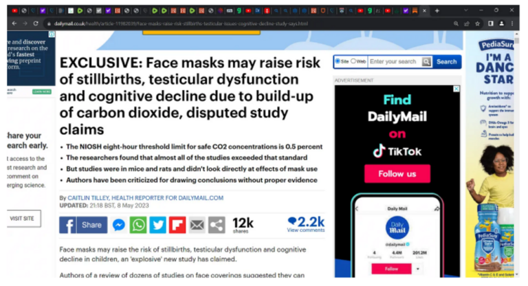 We told them so! COVID face masks linked to seizures, cancer