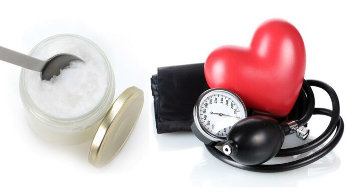 Coconut oil's lauric acid reduces high blood pressure