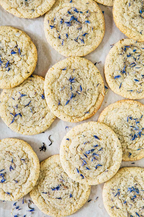 Lavender Earl Grey cookies