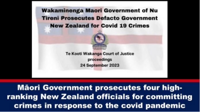 Māori Government prosecutes four high-ranking New Zealand officials