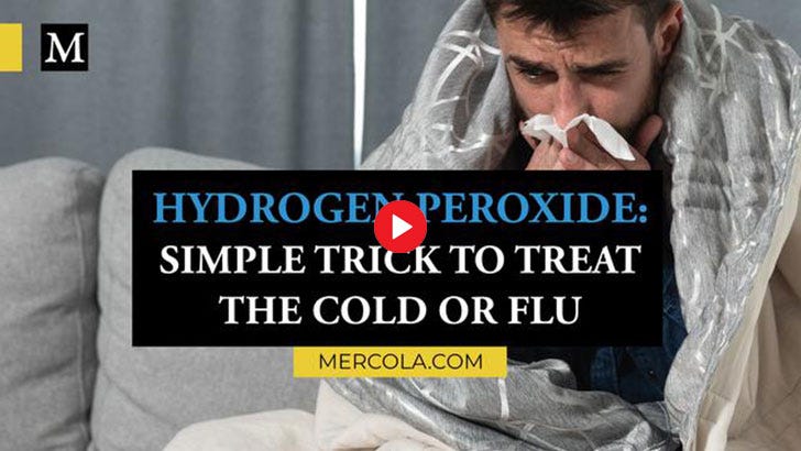 hydrogen peroxide - simple trick to treat the cold or flu