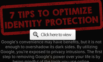 identity protection tip google preview