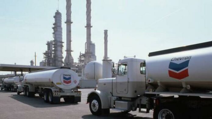 Chevron oil platform catches fire off Angola coast
